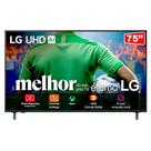Smart TV 75 LG AI UHD 4K HDR10 Pro 3 HDMI 1 USB Wi-Fi Bluetooth
