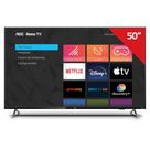 Smart TV AOC 50U704578G 4K UHD de 50 Roku TV HDR, Design sem bordas e Dolby Atmos