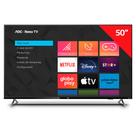 Smart TV AOC Roku TV 50" 4K UHD 4 HDMI 2 USB HDR10+ Dolby Vision Dolby Atmos, Airplay 2, Sem bordas Smart TV AOC Roku TV 50" 4K UHD 4 HDMI 2 USB HDR10+ Dolby Vision Dolby Atmos, Airplay 2, Sem bordas