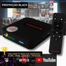 Smart Tv Box Streaming Android Tv Com Pluto TV, Netflix, Youtube