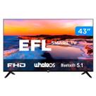 Smart tv efl dled 43 polegadas bivolt full hd e sistema android