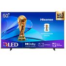 Smart TV Hisense HI-QLED 4K 50" polegadas com Processador AI, Dolby Vision Atmos e Compatibilidade Alexa e Google - 50Q6QVV