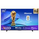 Smart TV Hisense HI-QLED 4K 85" Polegadas Processador AI, Dolby Gaming e Compatibilidade Alexa e Google - 85Q6QVV Smart TV Hisense HI-QLED 4K 85" Polegadas Processador AI, Dolby Gaming e Compatibilidade Alexa e Google - 85Q6QVV