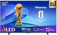 Smart TV Hisense UHD 4K QLED 55 Polegadas 55Q6QV com HDR10 Dolby Atmos Sports Mode Game Mode Plus