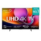 Smart Tv Hisense Vidaa 75 Polegadas 4k Ai Dolby Vision Preto