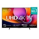 Smart TV Hisense Vidaa 75 Polegadas 4K AI Dolby Vision WiFi Bluetooth HDMI USB