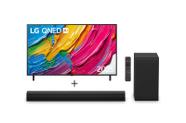 Smart TV LG QNED AI QNED80 65" 2025 + Soundbar S40T 300W RMS, 2.1 Canais, Dolby Digital