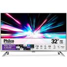 Smart TV Philco 32'' HD DLED Roku Fast Wi-Fi USB Prata - PTV