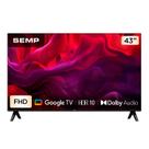 Smart TV Semp 43 Polegadas LED Full HD S42 WiFi Bluetooth Google TV 2 HDMI HDR10 Dolby Audio 43S42