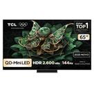 Smart TV TCL 65 Polegadas QLED Mini LED 4K C7K WiFi Bluetooth Google TV 4 HDMI 144Hz HDR10 65C7K