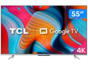 Smart TV TCL LED 55" 4K UHD 55P635, Google TV, HDR com Wifi dual band, Comando por controle de Voz, borda fina, Bivolt P