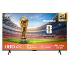 Smart TV UHD 4K Hisense DLED 58” Polegadas com Sleep Timer, Entrada HDMI e Wi-Fi - 58A6NV Smart TV UHD 4K Hisense DLED 58” Polegadas com Sleep Timer, Entrada HDMI e Wi-Fi - 58A6NV