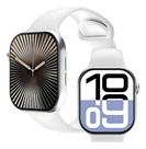 Smart Watch Relogio Wl X Pro Inteligente 46mm Series 10 Branco Mesh Rosa Preto