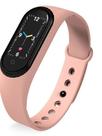 Smartband M5 Rosa, põe foto, recebe notificações das redes sociais, controla a música e +
