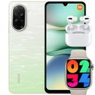 Smartphone A5 Câmera dupla 32MP 128GB 64GB 8GB RAM 5200mAh Celular Design Premium Fone Bluetooth Smartwatch inteligente incluso