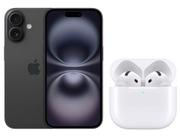Smartphone Apple iPhone 16 128GB Preto