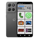 Smartphone Celular Idoso Motorola Moto G15 4GB + (8GB RAM BOOST) 256GB Sinal 4G WhatsApp Botão SOS