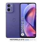 Smartphone Celular Motorola Moto E15 64GB, 2GB RAM, 4G, Tela 6,56 polegadas 90 Hz IPS LCD, Câmera 13 MP, Bateria 5000 mAh, Dual SIM, Android, design m