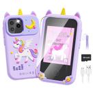 Smartphone Infantil Sueseip Rosa para Meninas de 5 a 7 Anos - com Cartão SD
