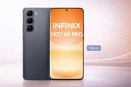 Smartphone Infinix Hot 60 Pro Dual SIM 256GB 8GB RAM Tela 6,78 AMOLED 120Hz Câmera 108MP Bateria 5000mAh NFC WiFi