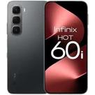 Smartphone Infinix Hot 60i NFC Lançamento 2025 50MP AI 16GB ramboost 256GB tela 6.7 120Hz Slim Celular, Sleep Black