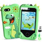 Smartphone Jusvenmt Kids Dinosaur 2.8" com tela 32GB verde
