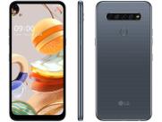 Smartphone LG K61 128GB Titânio 4G Octa-Core - 4GB RAM 6,53” Câm. Quádrupla + Selfie 16M