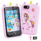 Smartphone Lizzbey Kids Unicorn Toys para meninas de 3 a 8 anos com capa