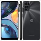 Smartphone Motorola Moto E22 128GB Preto 4G 4GB RAM 6,5" Câm. Dupla + Selfie 5MP Dual Chip