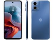 Smartphone Motorola Moto G34 128GB Azul 5G 4GB RAM Boost 6,5" Câm. Dupla + Selfie 16MP Dual Chip