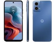 Smartphone Motorola Moto G34 128GB Azul 5G 4GB RAM Boost 6,5" Câm. Dupla + Selfie 16MP Dual Chip