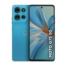 Smartphone Motorola Moto G75 5G 256GB 8GB RAM Câmera Traseira 50MP + 8MP Selfie 16MP 6.8" Azul - Vegan Leather + Ubook Livros Digitais