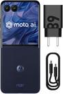 Smartphone Motorola Razr 50 Ultra 512GB 24GB 12GB RAM12GB Ram Boost Tela dobrável 6,9 pOLED e externa 4 Moto AI camera IPX8 Navy blue