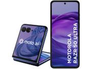 Smartphone Motorola Razr 50 Ultra 512GB Navy Blue 5G 12GB RAM 6,9" Câm. Dupla + Selfie 32MP Dual Chip