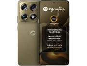 Smartphone Motorola Signature 512GB 5G 24GB RAM Verde Oliva 6,8" Câmera Tripla + Selfie 50MP
