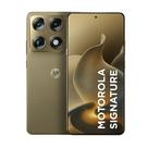 Smartphone Motorola Signature 5G Verde Oliva, 512GB, 12GB RAM, 3 Câmeras 50MP Sony Lytia e Zoom 100