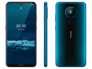 Smartphone Nokia 5.3 128GB Verde 4G Octa-Core 4GB RAM 6,55” Câm. Quádrupla + Selfie 8M