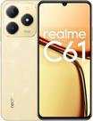 Smartphone Realme C61 4G Dual SIM 128GB 4GB RAM Tela 6,74” 90Hz, NFC, IP54, Desempenho Fluido, Anatel Dourado Premium