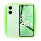 Smartphone Realme Note 60x, 64GB, 3GB RAM, Câmera 50MP com IA, Android 14, Tela 6,72 polegadas 120Hz, Bateria 5000mAh, Dual SIM, VERDE