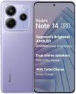 Smartphone RedmiNote 14 5G Câmera 108 MP + 33 W Versão Global Roxo - RedmiNote14 5G