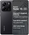 Smartphone RedmiNote 14 5G Global 256GB, 8GB RAM, Preto, Android 14 Anatel - Note145G