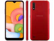 Smartphone Samsung A01 32Gb 3Ram A015M Vermelho Dual Sim