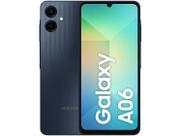 Smartphone Samsung Galaxy A06 128GB - Azul Escuro, 4G, RAM 4GB, Câmera 50MP + Selfie 8MP, Tela 6,7"
