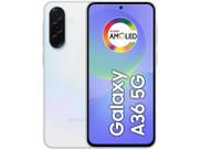 Smartphone Samsung Galaxy A36 256GB 5G 8GB RAM Branco 6,7" Câm. Tripla + Selfie 12MP Smartphone Samsung Galaxy A36 256GB 5G 8GB RAM Branco 6,7" Câm. Tripla + Selfie 12MP