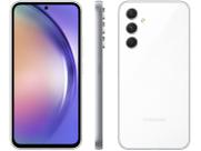 Smartphone Samsung Galaxy A54 128GB Branco 5G Octa-Core 8GB RAM 6,4" Câm. Tripla + Selfie 32MP Dual Chip
