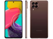 Smartphone Samsung Galaxy M53 128GB Marrom 5G Octa-Core 8GB RAM 6,7" Câm. Quádrupla + Selfie 32MP Dual Chip