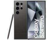 Smartphone Samsung Galaxy S24 Ultra 6,8" Galaxy AI 512GB Titânio Preto 5G 12GB RAM Câm. Quádrupla 200MP + Selfie 12MP Bateria 5000mAh Dual Chip