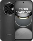 Smartphone TECNO Spark 30C 4G 128GB Black, Tela 6,6 polegadas 90 Hz, Câmera 50 MP, Bateria 5000 mAh