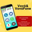 Smartphone vovô&vovófone 64gb 4g grande 6.6 longa duração