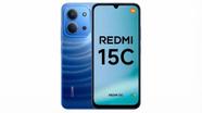 Smartphone Xiaomi Redmi 15C Azul, Lançamento 2025 256GB 8GB RAM , Bateria 6000mAh 33W, Leitor lateral